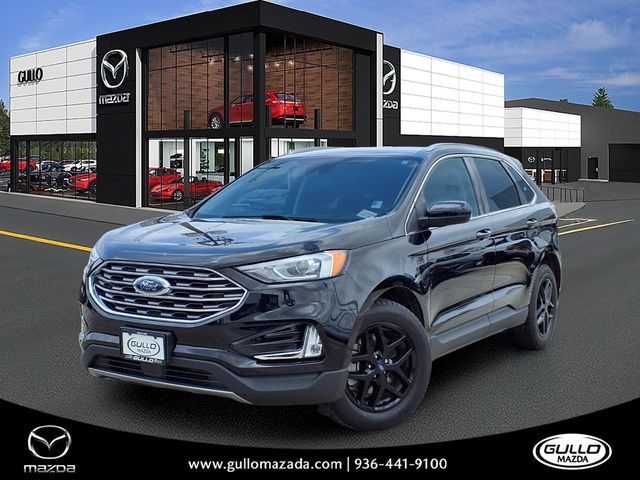 Black Metallic 2021 Ford Edge SEL FWD SUV / Crossover Front-Wheel Drive 8-Speed Automatic