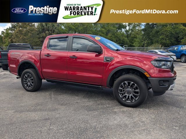 Rapid Red Metallic Tinted Clearcoat 2020 Ford Ranger XLT SuperCrew RWD Pickup Truck 4X2 Automatic
