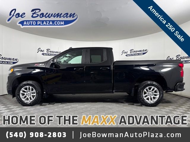 Black 2023 Chevrolet Silverado 1500 Pickup Truck Four-Wheel Drive 10-Speed Automatic