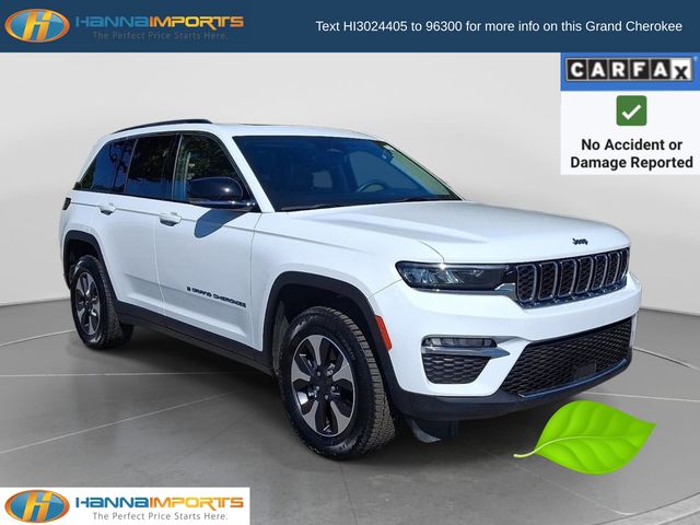 Bright White Clearcoat 2024 Jeep Grand Cherokee 4xe SUV / Crossover Four-Wheel Drive 8-Speed Automatic
