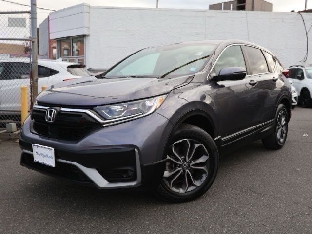 Gray (Modern Steel Metallic) 2021 Honda CR-V EX AWD SUV / Crossover All-Wheel Drive Continuously Variable Transmission