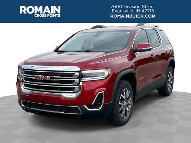 Volcanic Red Tintcoat 2023 GMC Acadia SUV / Crossover Front-Wheel Drive 9-Speed Automatic