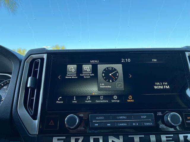 2025 Glacier White Nissan Frontier SV RWD Truck