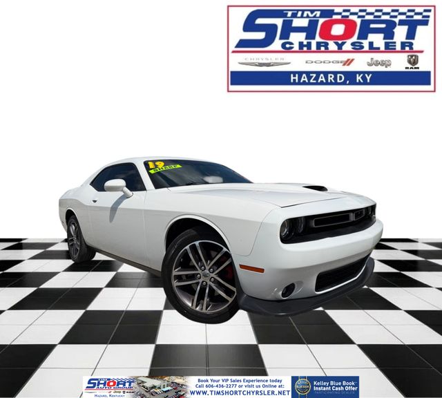 White Knuckle Clearcoat 2019 Dodge Challenger Coupe All-Wheel Drive 8-Speed Automatic