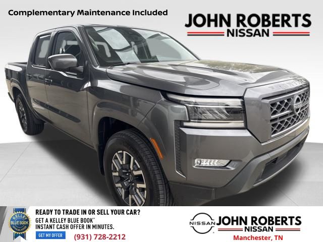 Gray (Gun Metallic) 2024 Nissan Frontier SL 4dr Crew Cab RWD Pickup Truck 4X2 9-Speed Automatic Overdrive