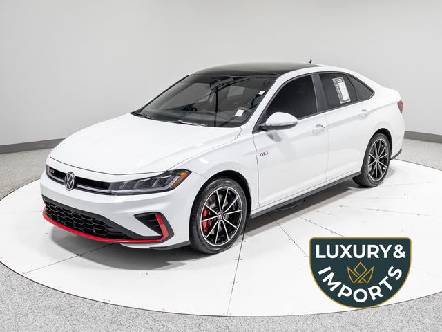 Pure White w/Deep Black Roof 2025 Volkswagen Jetta GLI Autobahn FWD Sedan Front-Wheel Drive Automatic