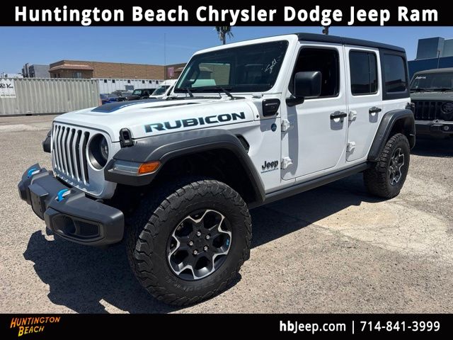 Bright White Clearcoat 2023 Jeep Wrangler 4xe SUV / Crossover Four-Wheel Drive 8-Speed Automatic