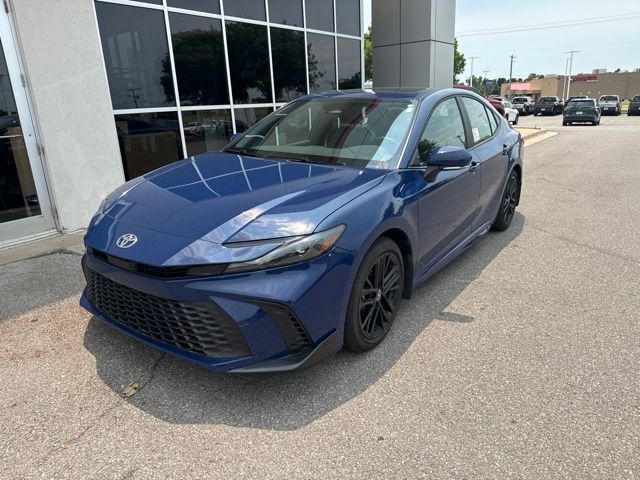 Blue 2026 Toyota Camry Sedan Front-Wheel Drive Continuously Variable Transmission