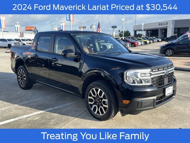 Shadow Black 2024 Ford Maverick Pickup Truck All-Wheel Drive 8-Speed Automatic