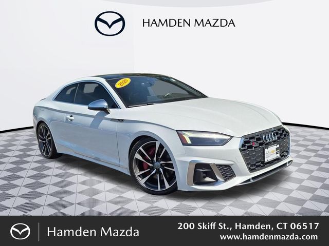 Glacier White 2020 Audi S5 Coupe All-Wheel Drive 8-Speed Automatic