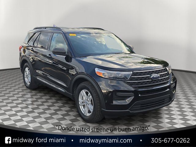 Agate Black Metallic 2023 Ford Explorer SUV / Crossover Rear-Wheel Drive Automatic