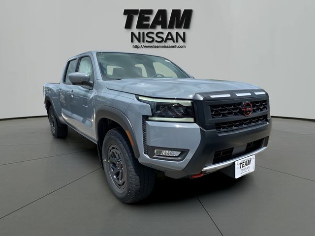 Boulder Gray Pearl 2026 Nissan Frontier Pickup Truck Four-Wheel Drive 9-Speed Automatic Overdrive