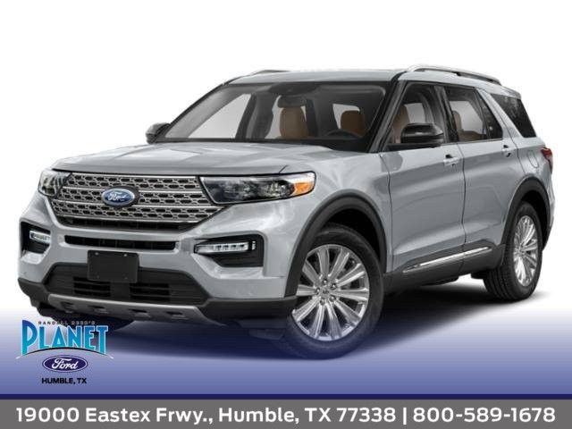 Silver Metallic 2020 Ford Explorer SUV / Crossover Rear-Wheel Drive Automatic