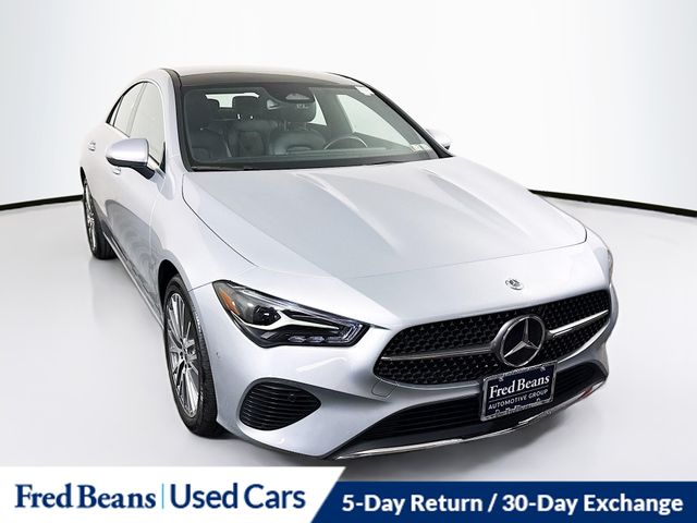 Silver 2025 Mercedes-Benz CLA 250 4MATIC Coupe All-Wheel Drive 8-Speed Dual Clutch