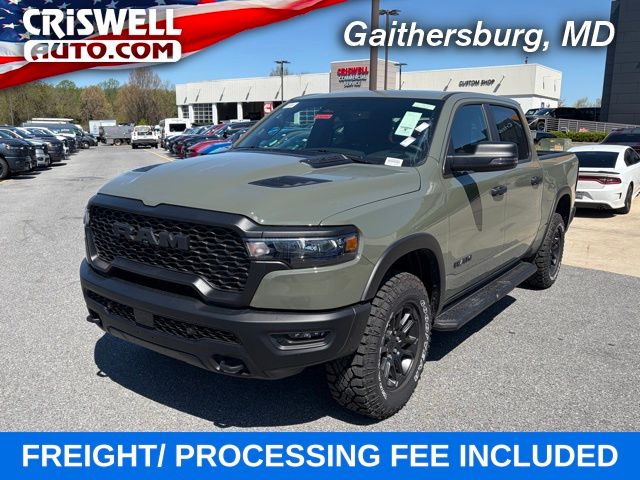 Canyon Lake 2026 RAM 1500 Rebel Crew Cab 4WD Pickup Truck Four-Wheel Drive 8-Speed Automatic