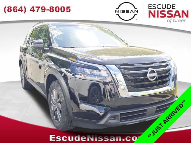 Super Black 2025 Nissan Pathfinder SV 4WD SUV / Crossover All-Wheel Drive 9-Speed Automatic