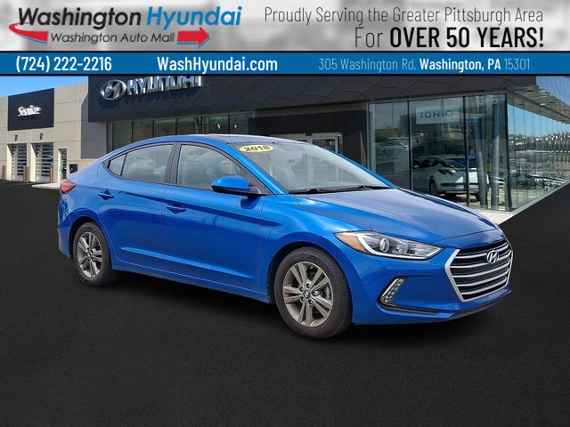 Electric Blue 2018 Hyundai Elantra Sedan Front-Wheel Drive 6-Speed Automatic