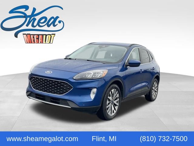 Atlas Blue Metallic 2022 Ford Escape Titanium AWD SUV / Crossover All-Wheel Drive 8-Speed Automatic