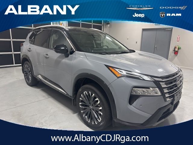 Boulder Gray 2024 Nissan Rogue Platinum AWD SUV / Crossover All-Wheel Drive Continuously Variable Transmission