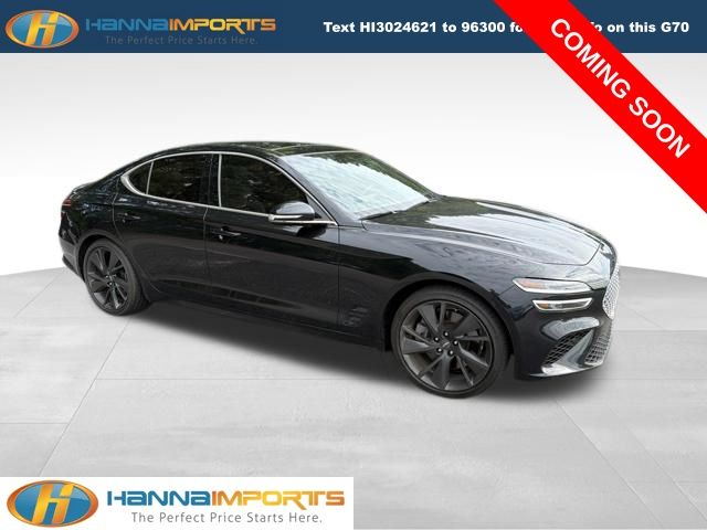Vik Black 2023 Genesis G70 Sedan Rear-Wheel Drive 8-Speed Automatic