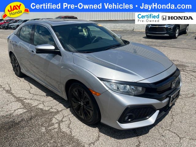 Lunar Silver Metallic 2018 Honda Civic Hatchback Hatchback Front-Wheel Drive Continuously Variable Transmission