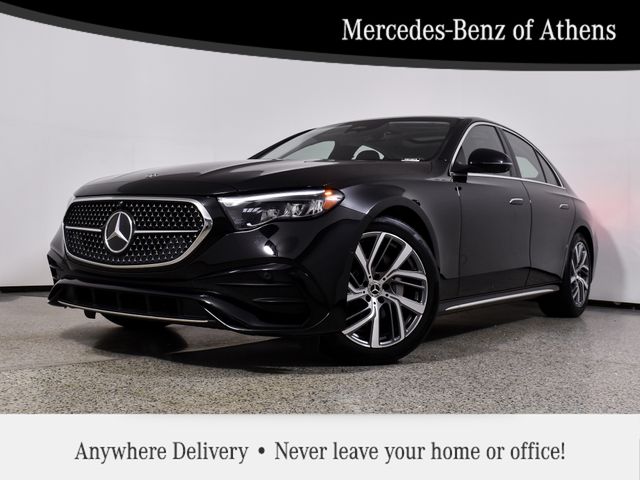 Black 2025 Mercedes-Benz E-Class Sedan Rear-Wheel Drive 9-Speed Automatic