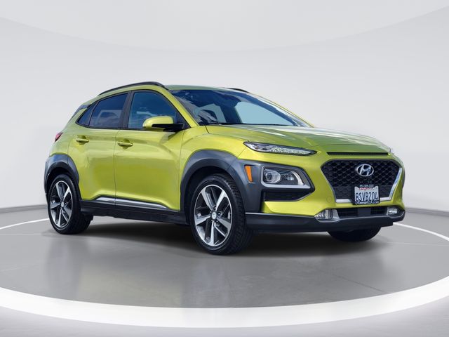 Green (Lime Twist) 2020 Hyundai Kona Ultimate FWD SUV / Crossover Front-Wheel Drive 7-Speed Automatic