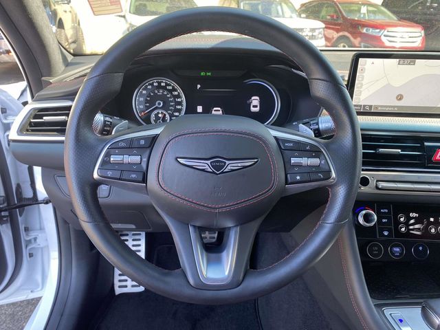 2025 Alta White Genesis G70 3.3T Sport Advanced RWD Sedan