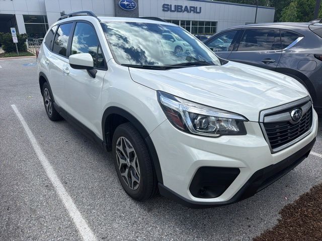 2020 Subaru Forester Premium White at Spitzer Acura