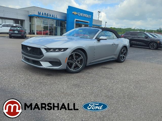 Silver Metallic 2024 Ford Mustang Convertible Rear-Wheel Drive Automatic