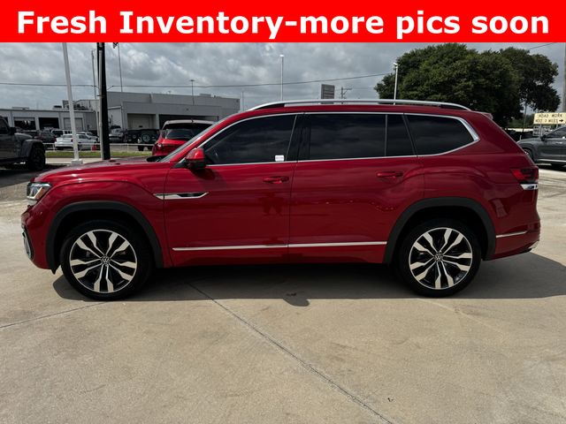 2022 Volkswagen Atlas 3.6L V6 SEL Premium R-Line Red at DeMontrond Auto Country