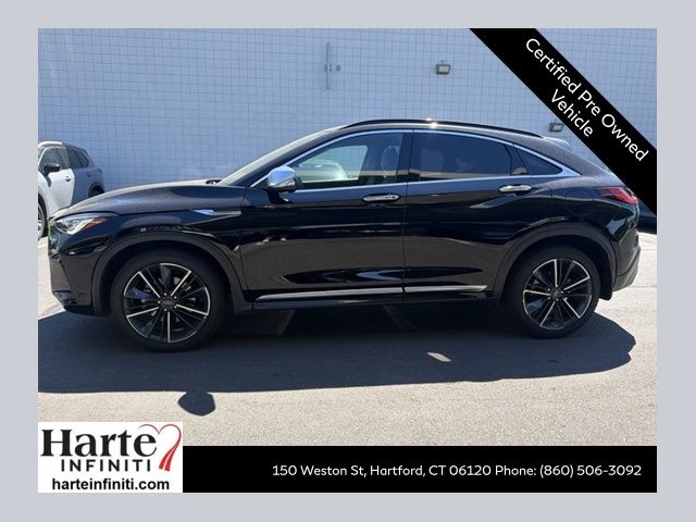 Black Obsidian 2025 INFINITI QX50 Sport AWD SUV / Crossover All-Wheel Drive Continuously Variable Transmission