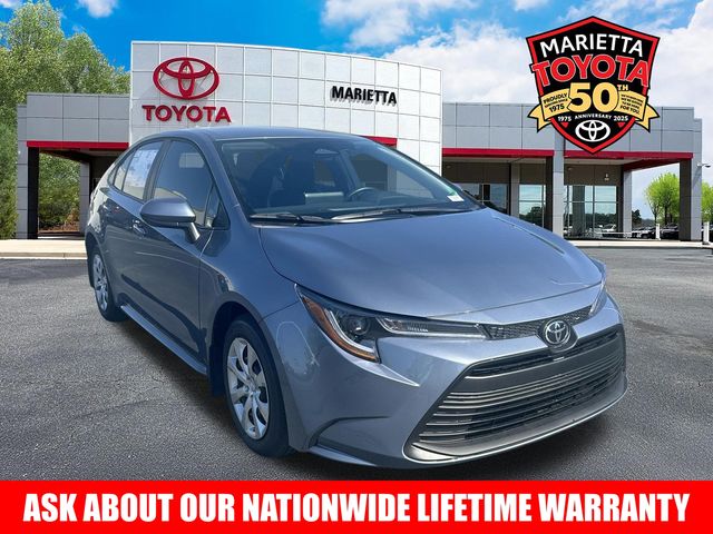 Celestite 2026 Toyota Corolla LE FWD Sedan Front-Wheel Drive Continuously Variable Transmission