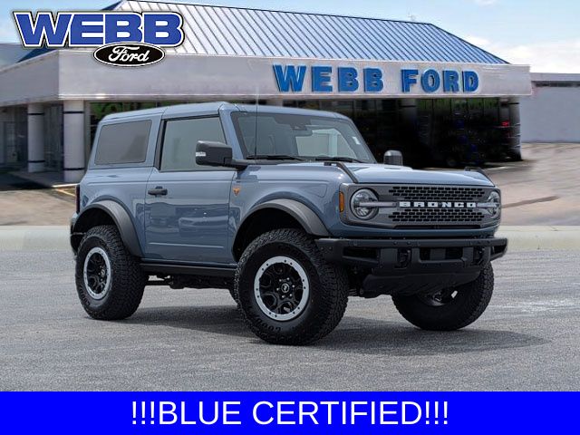 Blue (Azure Gray Metallic Tri-Coat) 2025 Ford Bronco Badlands 2-Door 4WD SUV / Crossover Four-Wheel Drive Automatic
