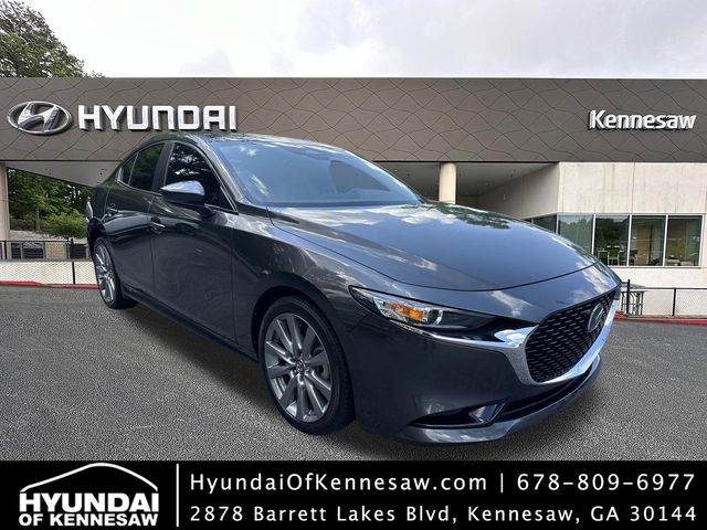 Machine Gray Metallic 2024 Mazda MAZDA3 2.5 S Preferred Sedan FWD Sedan Front-Wheel Drive 6-Speed Automatic