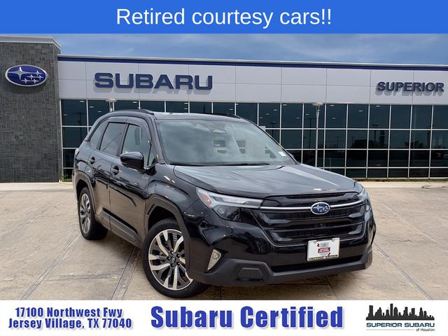Crystal Black Silica 2025 Subaru Forester Hybrid Touring AWD SUV / Crossover All-Wheel Drive Continuously Variable Transmission