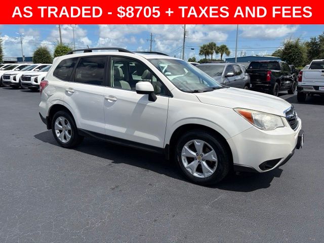 Satin White Pearl 2014 Subaru Forester SUV / Crossover All-Wheel Drive Continuously Variable Transmission