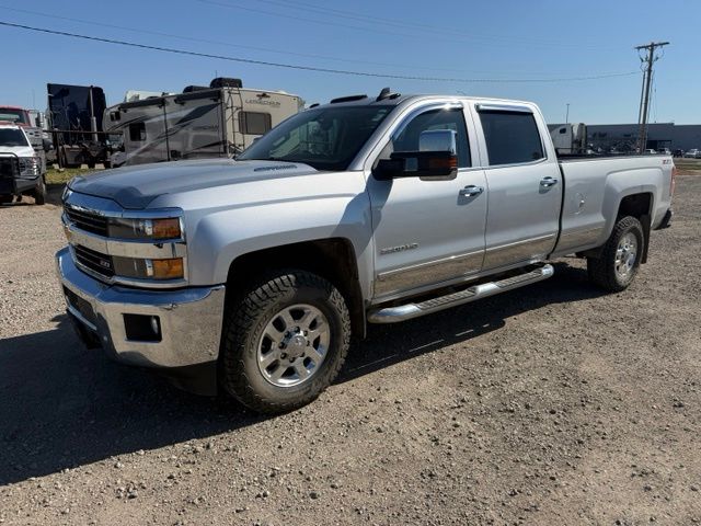 2015 Silver Ice Metallic Chevrolet Silverado 3500HD LTZ 4X4 Truck