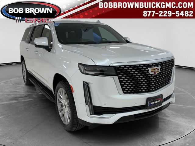 Crystal White Tricoat 2023 Cadillac Escalade ESV Premium Luxury 4WD SUV / Crossover Four-Wheel Drive Automatic