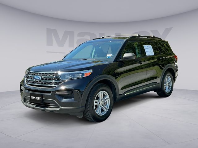 Agate Black Metallic 2021 Ford Explorer SUV / Crossover All-Wheel Drive Automatic