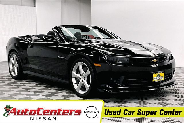 Black 2015 Chevrolet Camaro Convertible Rear-Wheel Drive 6-Speed Automatic