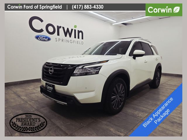 Pearl White Tricoat 2023 Nissan Pathfinder SL 4WD SUV / Crossover All-Wheel Drive 9-Speed Automatic