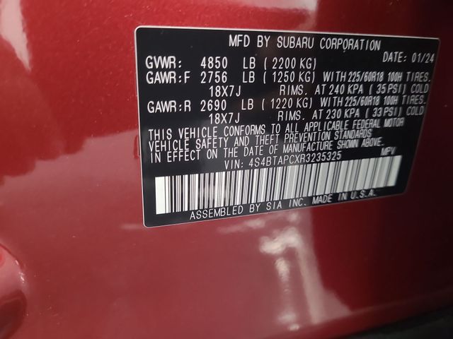 2024 – Subaru – Outback