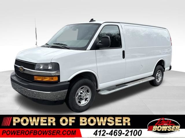 Summit White 2024 Chevrolet Express Cargo 2500 RWD Van Rear-Wheel Drive 8-Speed Automatic Overdrive