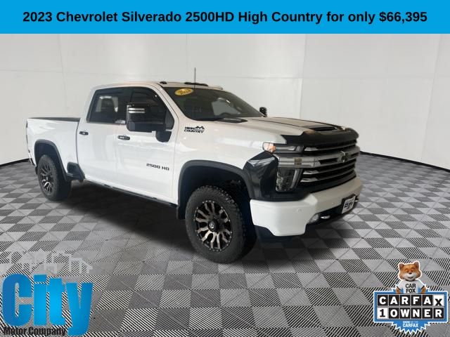 Summit White 2023 Chevrolet Silverado 2500HD Pickup Truck Four-Wheel Drive Automatic