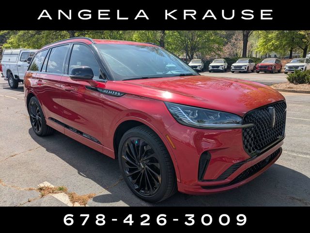 Red 2025 Lincoln Aviator Reserve RWD SUV / Crossover Rear-Wheel Drive Automatic