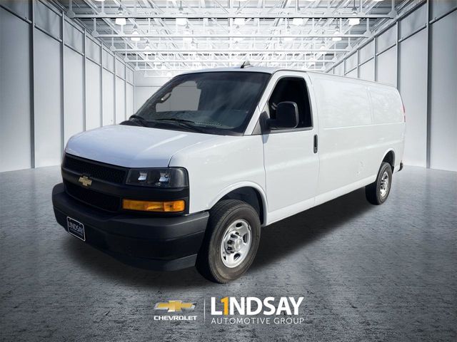 Summit White 2023 Chevrolet Express Cargo 2500 Extended RWD Van Rear-Wheel Drive 8-Speed Automatic Overdrive