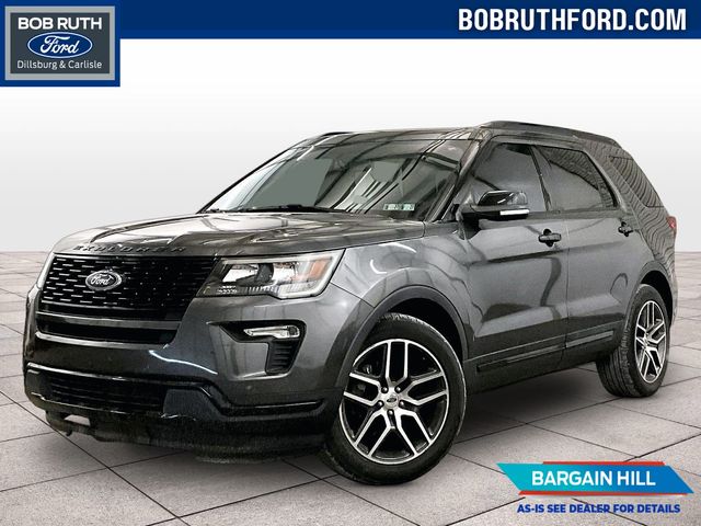Gray (Magnetic) 2018 Ford Explorer Sport AWD SUV / Crossover All-Wheel Drive 6-Speed Automatic