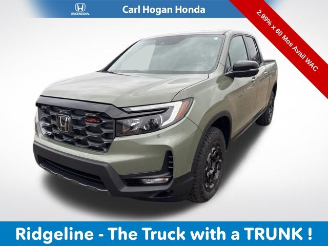 Ash Green Metallic 2026 Honda Ridgeline Pickup Truck All-Wheel Drive 9-Speed Automatic