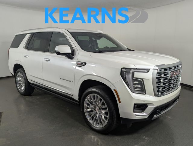 White Frost Tricoat 2025 GMC Yukon Denali 4WD SUV / Crossover Four-Wheel Drive
